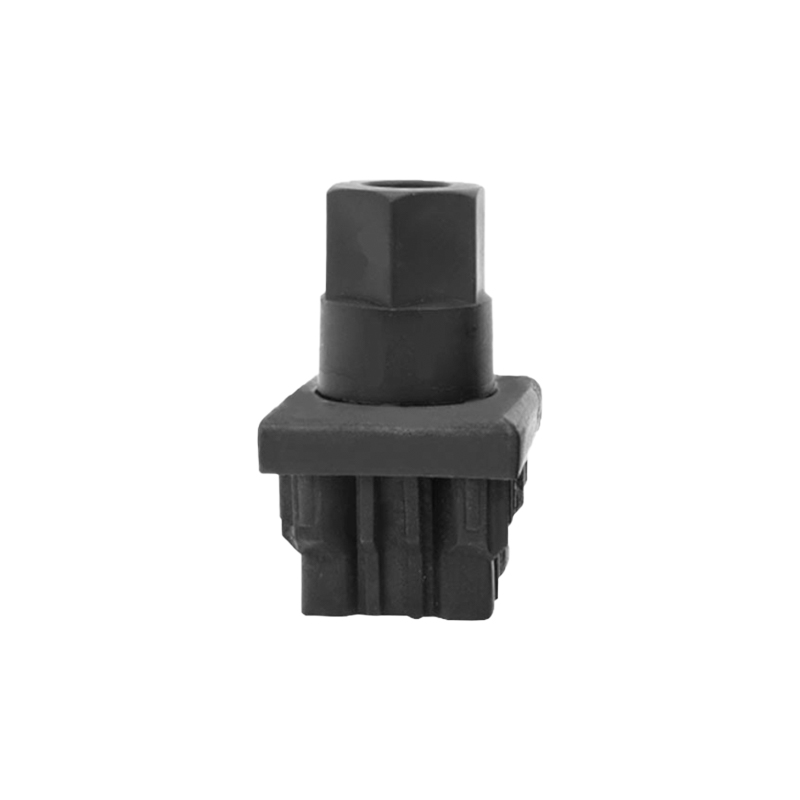 51*51 Square All-Rubber Black Furniture Legs Bullet Feet BH130